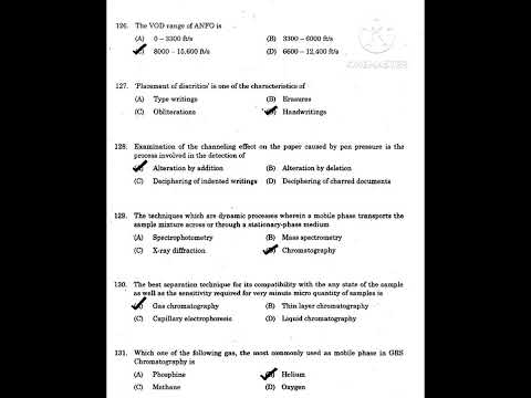 TNPSC Forensics Exam Paper 1 2019 #PreviousYearQuestions #TNPSCExam #Forensics