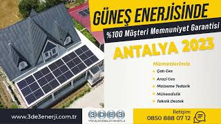 Güneş Enerjisi | Antalya 2023'de | 2022 Fiyatlarıyla