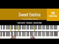 Sweet Evelina (Sheet Music - Piano Solo Tutorial - Piano Notion Method Book 3)