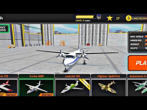 Flight Pilot Simulator 3D Mod Juego móvil Monedas ilimitadas Compras gratis Gráficos HD 135 MB.