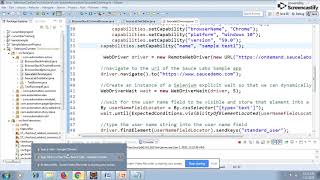 Selenium Script Execution On Cloud/Sauce Labs