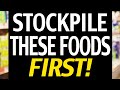 10 Emergency Foods To Stockpile FIRST! Do It NOW!