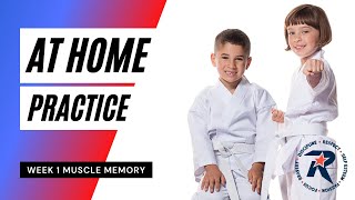 Clayton NC Kids Karate At Home Practice Week 1