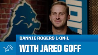 Jared Goff 1-on-1 with Dannie Rogers | Detroit Lions