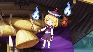 東方ロストワード（L1）ルナサ・プリズムリバー　被弾動画（リョナ）