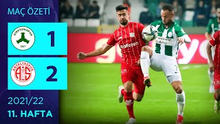 ÖZET: GZT Giresunspor 1-2 Fraport TAV Antalyaspor | 11. Hafta - 2021/22