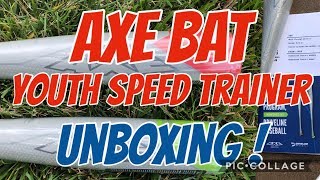 AXE BAT Speed Trainer Youth Bat 1st UNBOXING Review!