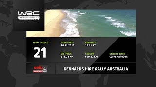 WRC - Kennards Hire Rally Australia 2017: The 21 Stages