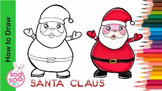 HOW TO DRAW SANTA CLAUS / How to Draw Santa Claus Easy