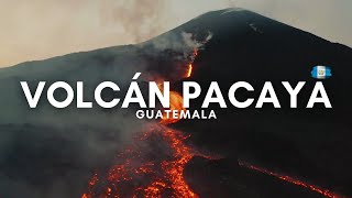 VOLCÁN ACTIVO DE PACAYA🌋 Guatemala | vista aérea dron 4K