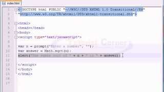 JavaScript Video Tutorial– 36/40. Math Objects