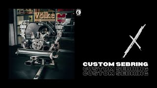 Vintage Speeds Custom Sebring Exhaust for the VW, Bus and Karmann Ghia