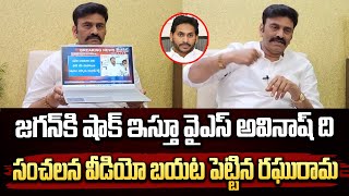 జగన్ కి షాక్ ఇస్తూ వైఎస్ అవినాష్ ది సంచలన వీడియో బయట పెట్టిన రఘురామ | Raghurama