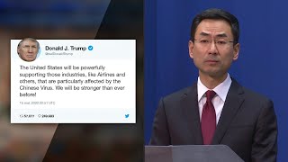 Pekín, "indignado" por tuit de Trump en el que usó la expresión "virus chino" | AFP