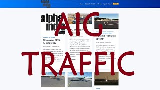 MSFS 2024: AIG Traffic. Versione Beta per il 2024!