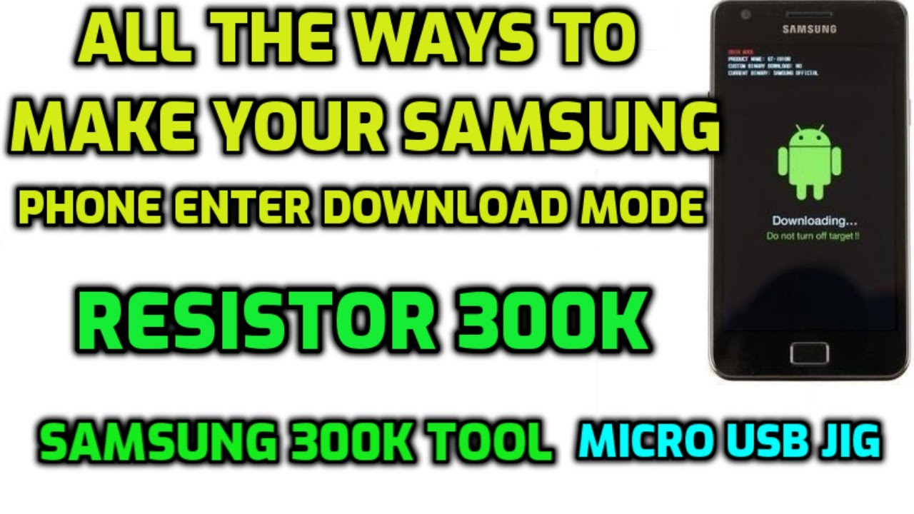 300k Tool Samsung | Resistor 300k Usb Jig | Jig Samsung Download Mode ...