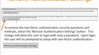 Payentry Two Factor Authentication - System Administrator