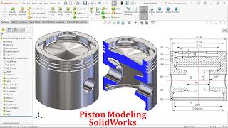 Piston Modeling in SolidWorks