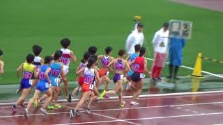 2018学生個人　女子1500m決勝