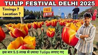 Tulip Festival Delhi 2025 - Tulip Festival Delhi Tickets,Timings + Full Tour | Shantipath Delhi