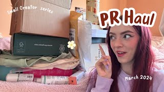 Small influencer PR unboxing l March PR haul l What small influencers get and how