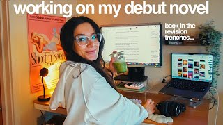 days in my life as a writer in REVISION 💗 cozy writing vlog + vooglam glasses!