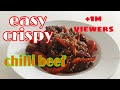 HOW TO MAKE CRISPY CHILLI BEEF /BHING ORIA RECIPE