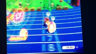 Mario and Sonic at the Rio 2016 Olympic Games- 100m (4-Player Match) MAX Level Difficulty 5