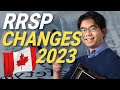 RRSP Updates 2023 | RRSP Changes You Need to Know!