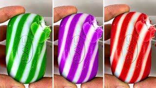 BEAUTIFUL SOAP CUTTING 🌈 CUTTING DRY SOAP 🌈 RELAXING SOAP CUTTING ASMR 🌈😇 #asmr #soap #soapcarving