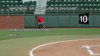 2019 - Situation 11 - When Batter Becomes a Runner