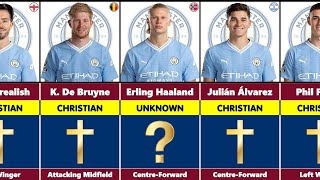 Manchester City Players Religion 2023 ✝️ ☪️ 🕉️ 🕎 #manchestercity #premierleague #football #religion