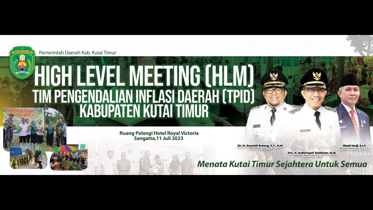 HIGH LEVEL MEETING (HLM) TIM PENGENDALIAN INFLASI DAERAH (TPID ...