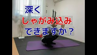 スクワットでしゃがめない人向けのトレーニング