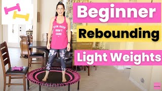 Beginner 15-Minute Rebounding Workout & Core (Standing Up Abs)