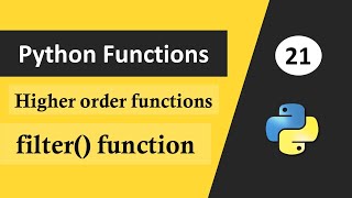 filter() Function in Python | Higher Order Functions in Python | Python Tutorial in Hindi