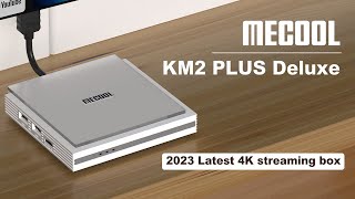 2023 Newest MECOOL KM2 PLUS Deluxe 4K Netflix Android TV Box with Dolby Vision & Dolby Atmos