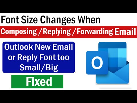 Исправлено: изменяется размер шрифта при ответе на электронное письмо в Outlook. Outlook уменьшает размер шрифта при ответе.