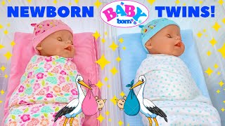 💖💙Baby Born Twins Compilation!💖💙 Twin Newborns Come Home From The Hospital + Morning Routine!☀️