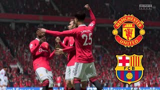 Manchester United vs Barcelona | UEFA Europa League 2022/23 | FIFA 23 Gameplay
