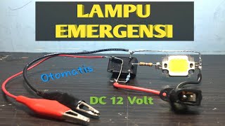 EMERGENCY LAMP 12 VOLT AUTO CHARGER WHEN LAMP MAT ||| AUTO CUT MOTOR BATTERY