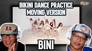 TWINS REACT TO BINI | ’Bikini’ Moving Dance Practice | WE DIED AGAIN!!!!! 💀 #BINI