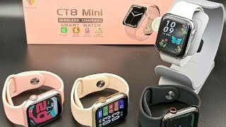 🇨🇳 MODEL: CT-8 MINI 41MM SERIES.7  SMART WATCH 1.57 INCH HD FULL SCREEN  WIRELESS CHARGER