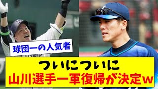 【祝】遂に遂に山川選手、一軍復帰が決定的になるｗｗｗｗ【2chスレ】【5chスレ】【プロ野球反応集】