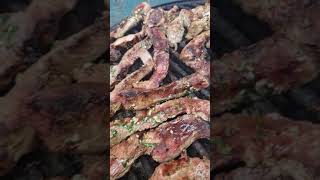 Se armó la carnita asada🤤😋 #Salamá_Olancho_Honduras🇭🇳🤍