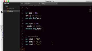 Javascript Tutorial Part #012 Unary operator# PROACTIVE Tutorial
