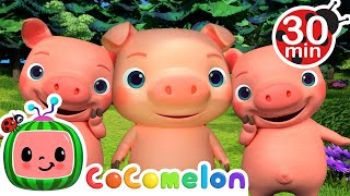 Three Little Pigs and More! | CoComelon Furry Friends | Animals for Kids