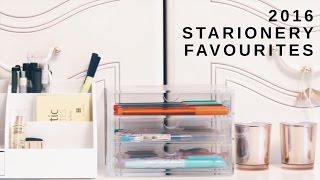 STATIONERY FAVES 2016 | ZOË KEZIA