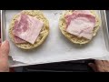 【お料理vlog】朝ごはんにイングリッシュマフィンでクロックムッシュを作ったよ【雑レシピ】