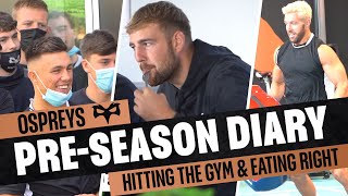 HITTING THE GYM \u0026 EATING RIGHT! | Pre-Season Diary